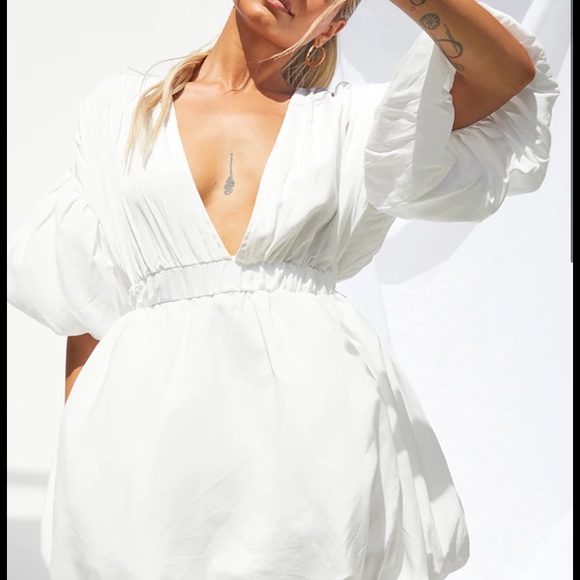 Puff sleeve baby doll dress - Picture 4 of 7